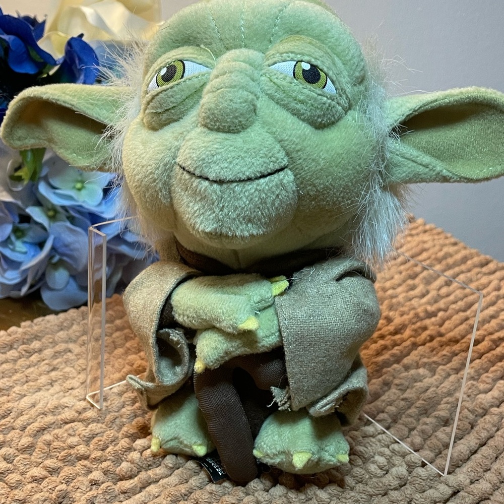 Green Plush Yoda Figure